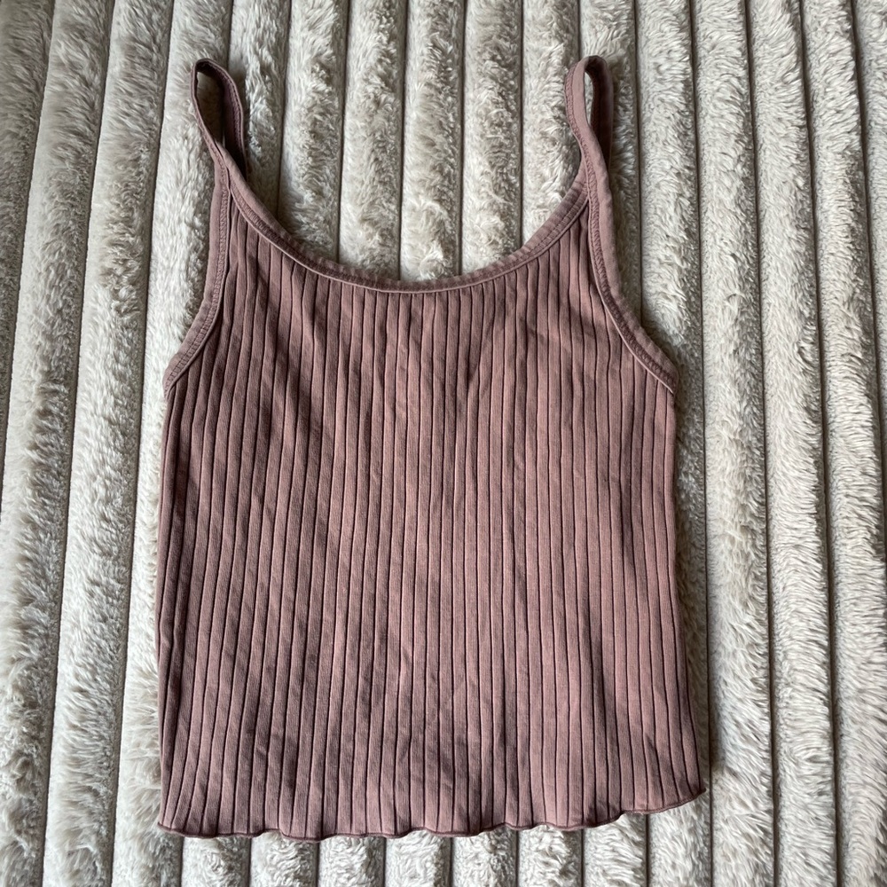 Old Navy Women's Ribbed Camisole - Dusty Pink